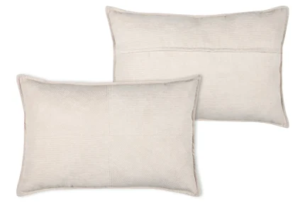 Pernă decorativă Dandy 40X60 cm, culoare natural, 100% poliester - imagine 3