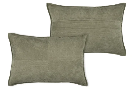 Pernă decorativă Dandy 40X60 cm, culoare gri verde, 100% poliester - imagine 2