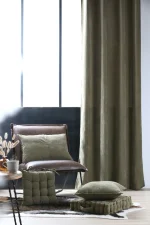 Pernă decorativă Dandy 40X60 cm, culoare gri verde, 100% poliester - imagine 5