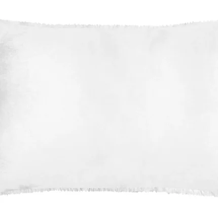 Pernă decorativă Cosylife 50X80 cm, culoare alb, 100% poliester