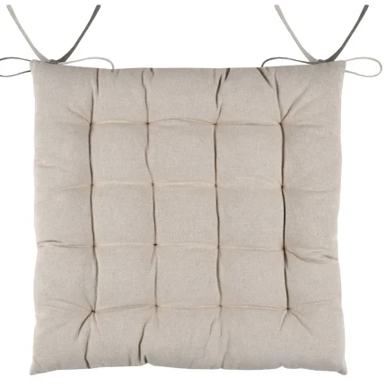 Pernă de scaun Duo Greige/In 40X40 cm, culoare greige/in, 100% bumbac