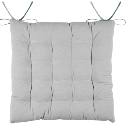 Pernă de scaun Duo Bleu/Perla 40X40 cm, culoare bleu/perlă, 100% bumbac