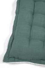 Pernă de scaun Helios 38X38 cm, culoare verde, 100% bumbac