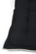 Pernă de scaun Helios 38X38 cm, culoare negru, 100% bumbac