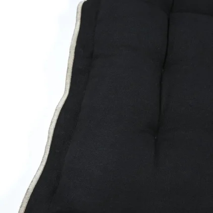 Pernă de scaun Helios 38X38 cm, culoare negru, 100% bumbac