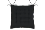 Pernă de scaun Helios 38X38 cm, culoare negru, 100% bumbac - imagine 4