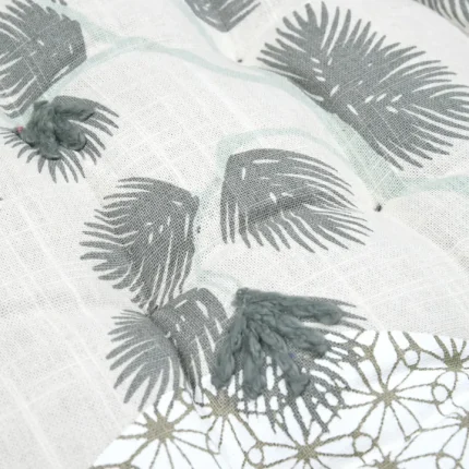 Pernă de scaun Yuki 38X38 cm, culoare bleu, 100% bumbac