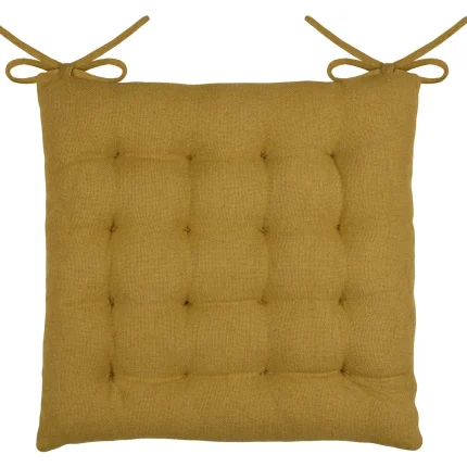 Pernă de scaun Pa×ton Albastru/Mustar 38X38 cm, culoare albastru/muștar, 100% bumbac