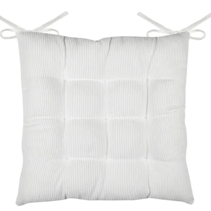 Pernă de scaun Dandy 38X38 cm, culoare crem, 100% poliester