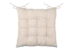 Pernă de scaun Dandy 38X38 cm, culoare natural, 100% poliester