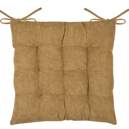 Pernă de scaun Dandy 38X38 cm, culoare cappuccino, 100% poliester