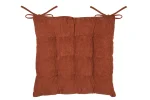 Pernă de scaun Dandy 38X38 cm, culoare arămiu, 100% poliester