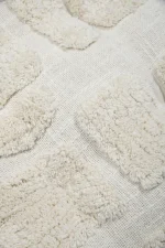 Pernă de scaun Balma 38X38 cm, culoare crem, 100% bumbac