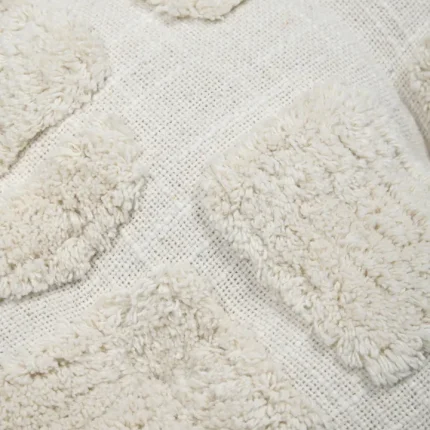 Pernă de scaun Balma 38X38 cm, culoare crem, 100% bumbac