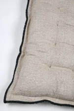 Pernă de scaun Aline 38X38 cm, culoare natural, 19% in 81% bumbac