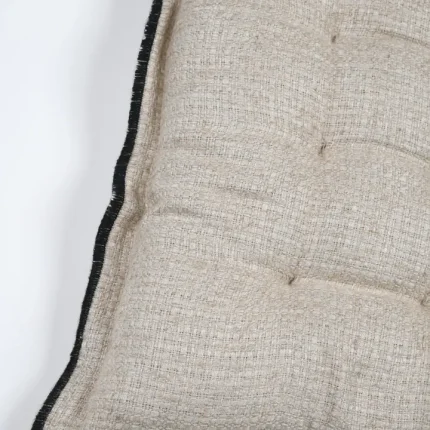 Pernă de scaun Aline 38X38 cm, culoare natural, 19% in 81% bumbac