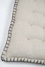 Pernă de scaun Aline 38X38 cm, culoare bej, 19% in 81% bumbac