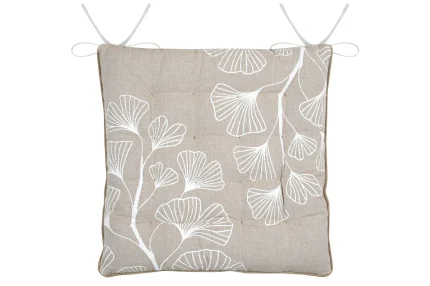 Pernă de scaun Nova 38X38 cm, culoare natural, 45% poliester 55% bumbac - imagine 3