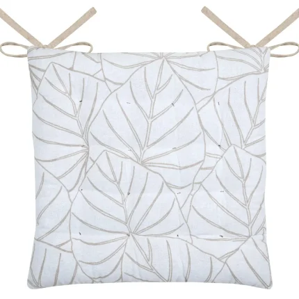 Pernă de scaun Nova 38X38 cm, culoare natural, 45% poliester 55% bumbac