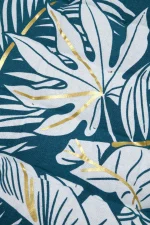 Pernă de scaun Aloha 38X38 cm, culoare albastru, 45% poliester 55% bumbac - imagine 4