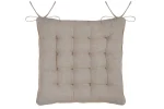 Pernă de scaun Oriana 38X38 cm, culoare natural, 45% poliester 55% bumbac