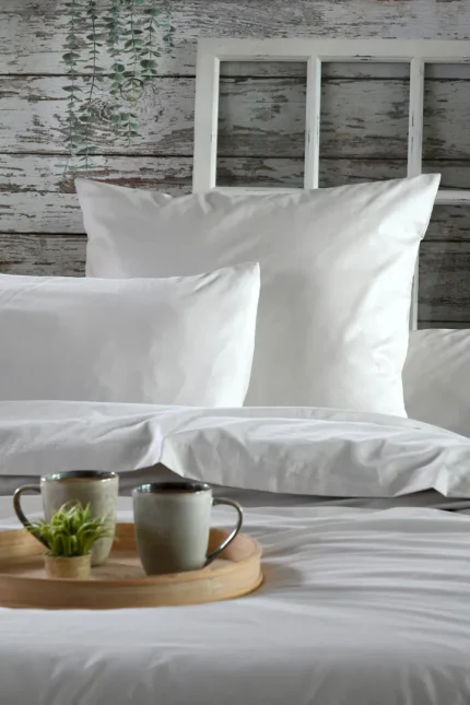 Cearșaf cu elastic Elysee 180X200 cm, culoare in, 100% bumbac - imagine 5