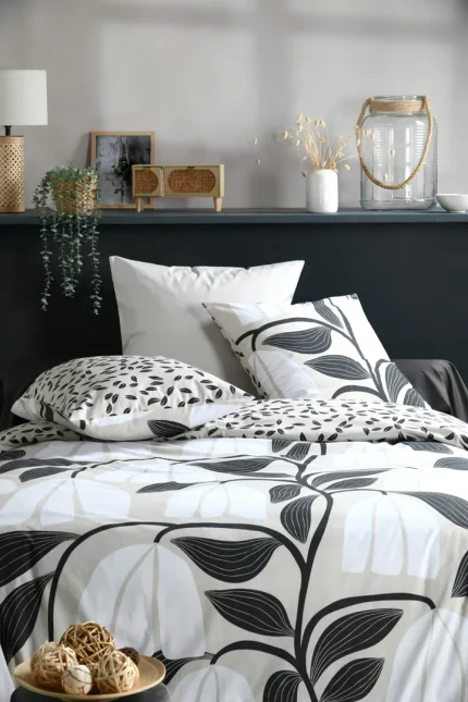 Set husă pilotă Calliope 260X240 cm, culoare verde petrol, 100% bumbac - imagine 4