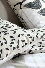 Set husă pilotă Joyna 240X220 cm, culoare natural, 100% bumbac