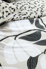 Set husă pilotă Joyna 240X220 cm, culoare natural, 100% bumbac - imagine 2