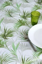 Față de masă Palmira 140X240 cm, culoare verde, 100% poliester