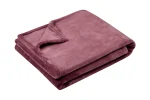 Pătură Doudou 130X160 cm, culoare lila, 100% poliester