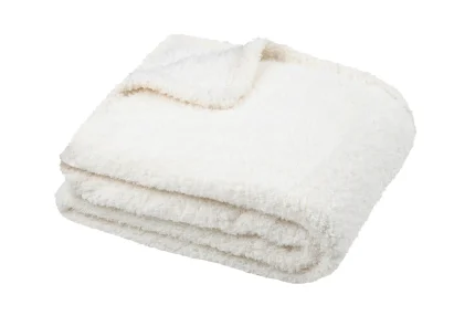 Pătură Montreal 130X160 cm, culoare crem, 100% poliester - imagine 2