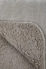 Pătură Michigan 130X160 cm, culoare Natural, 100% poliester - imagine 2