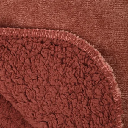 Pătură Michigan 130X160 cm, culoare arămiu, 100% poliester