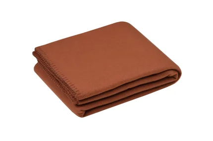 Pătură Carlton 125X150 cm, culoare arămiu, 100% poliester - imagine 2