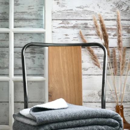 Pătură Rusty 130X160 cm, culoare Gri, 100% poliester