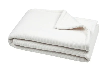 Pătură Clayton 130X160 cm, culoare crem, 100% poliester - imagine 2