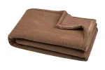 Pătură Clayton 130X160 cm, culoare cappuccino, 100% poliester - imagine 2
