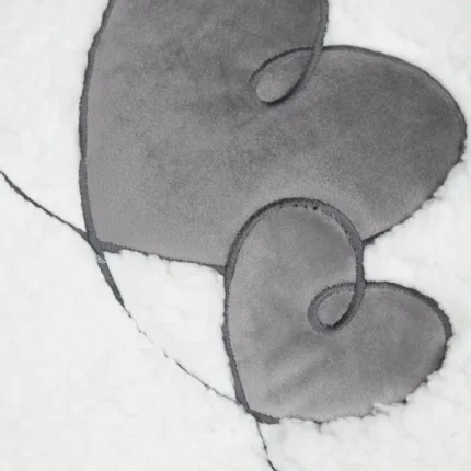 Pătură Doureve 130X160 cm, culoare greige, 100% poliester