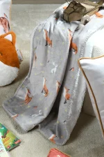 Pătură Ferdinand 70X100 cm, culoare Natural, 100% poliester