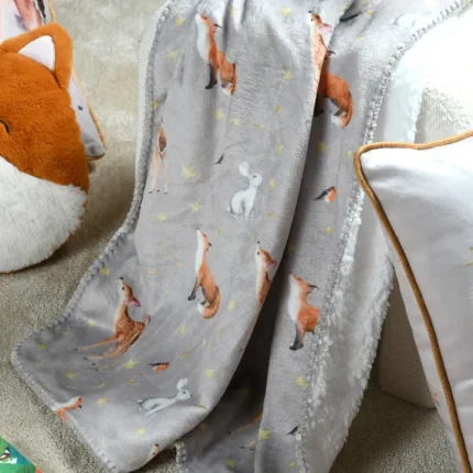 Pătură Ferdinand 70X100 cm, culoare Natural, 100% poliester