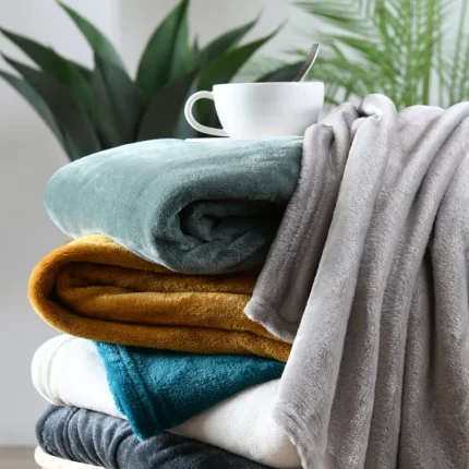 Pătură Stanford 130X160 cm, culoare Verde petrol, 100% poliester