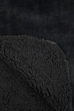 Pătură Michigan 180X220 cm, culoare antracit, 100% poliester