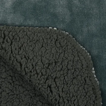 Pătură Michigan 180X220 cm, culoare verde, 100% poliester