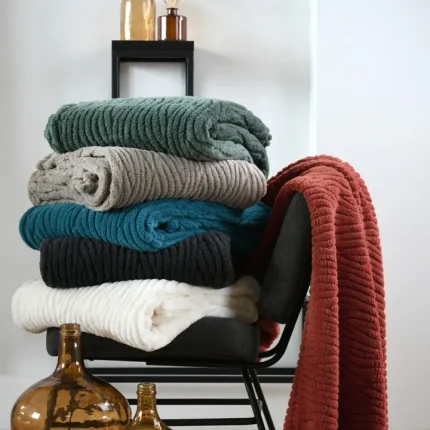 Pătură Columbia 180X220 cm, culoare Crem, 100% poliester