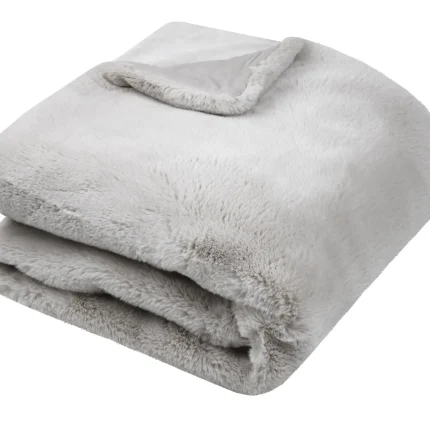 Pătură Bostan 180X220 cm, culoare natural, 100% poliester