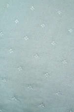 Cuvertură matlasată Cleo 260X240 cm, culoare verde pastel, 100% poliester