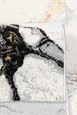 Covor MARMO 52812B AURIU / NEGRU - imagine 2