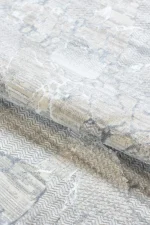 Covor living NOVA LUX 53388B Gri / Alb - imagine 7