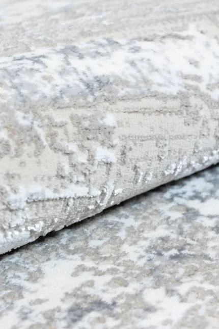 Covor living NOVA LUX 53187B Gri / Alb - imagine 5